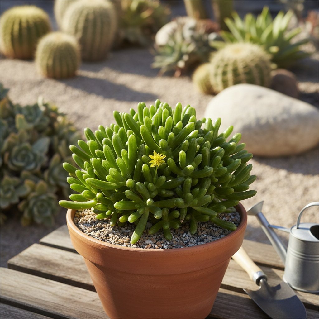 Senecio barbertonicus – uprawa i pielęgnacja sukulentu
